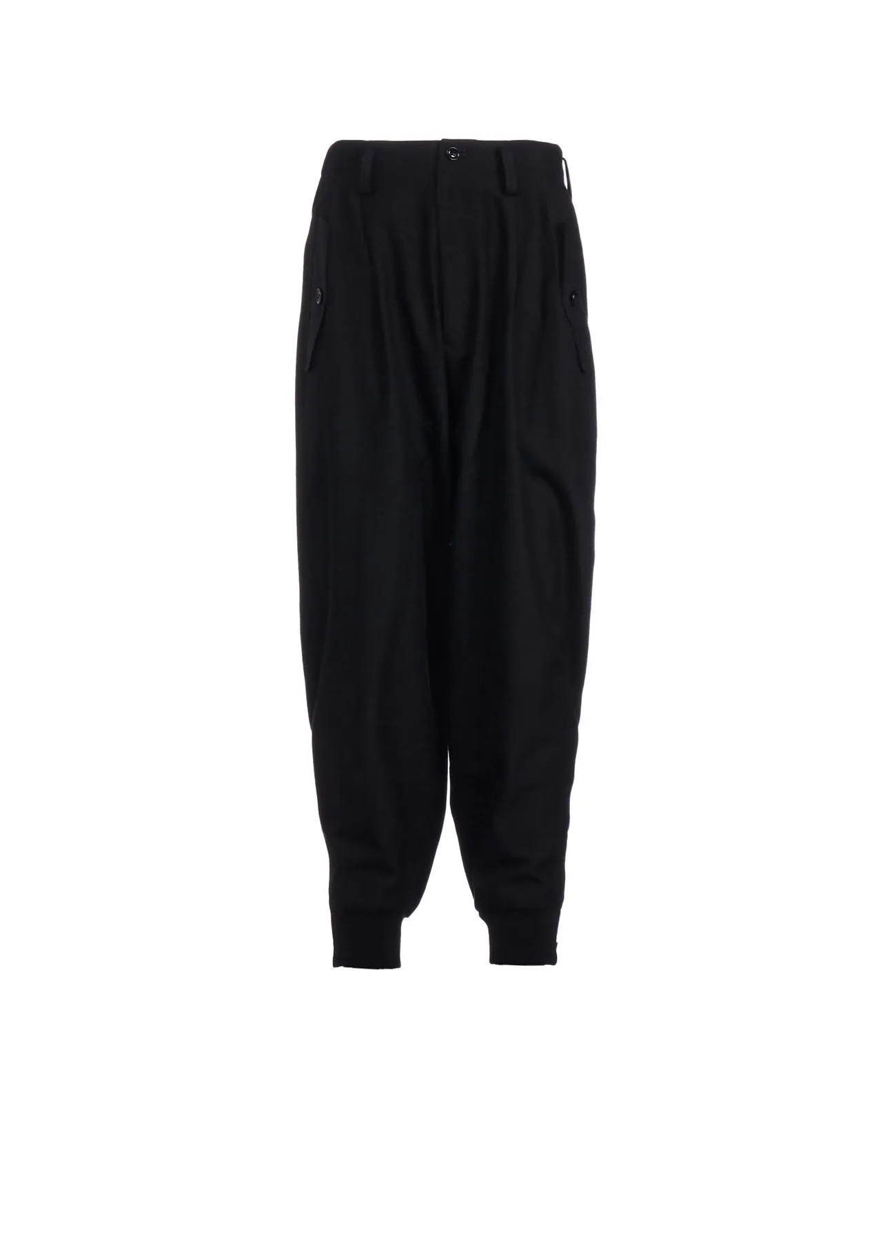 RY/W GABARDINE RIB SLEEVE PANTS sold by Yohji Yamamoto