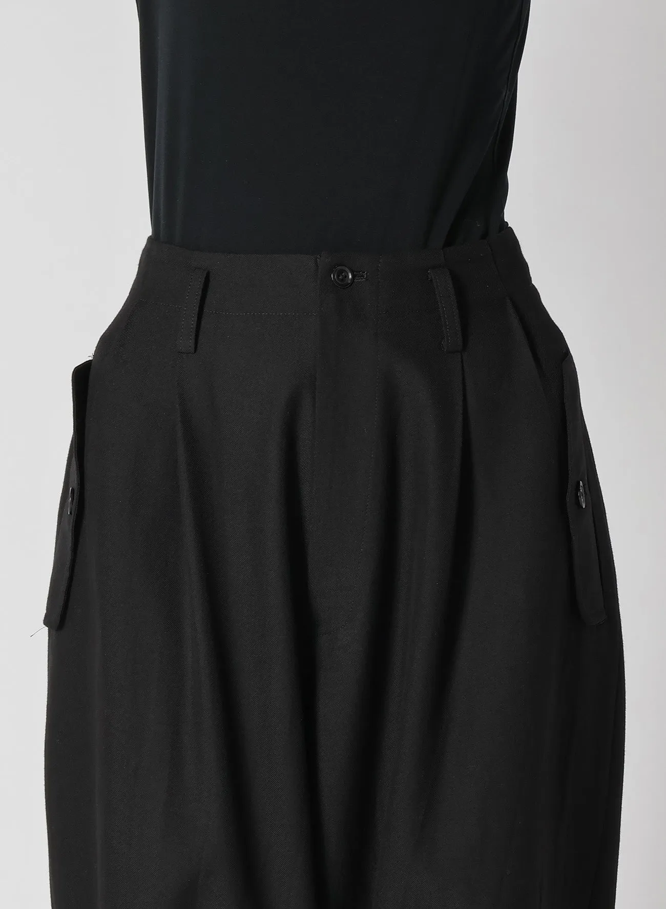 RY/W GABARDINE RIB SLEEVE PANTS sold by Yohji Yamamoto product image thumbnail 5