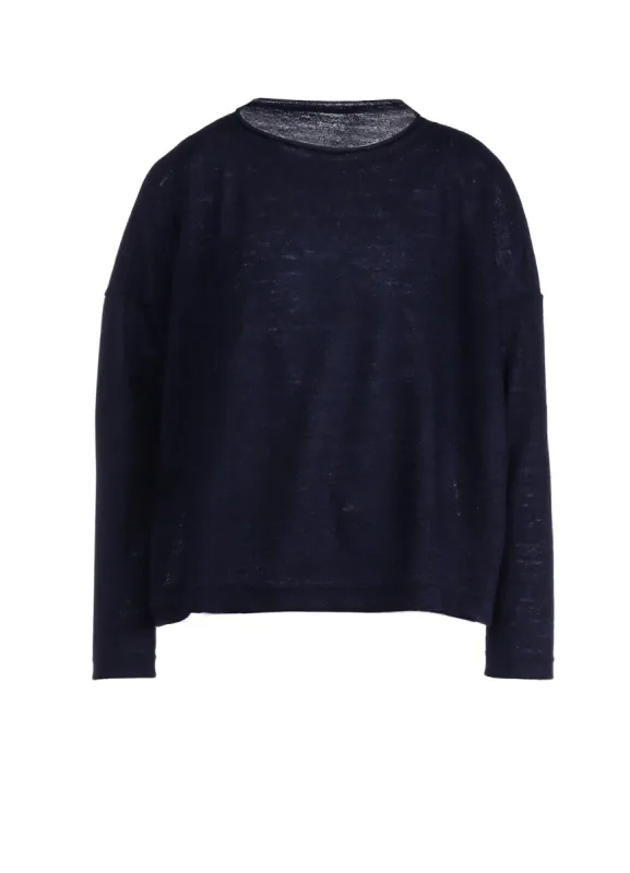 GAUZE NASHIJI WIDE PULLOVER sold by Yohji Yamamoto