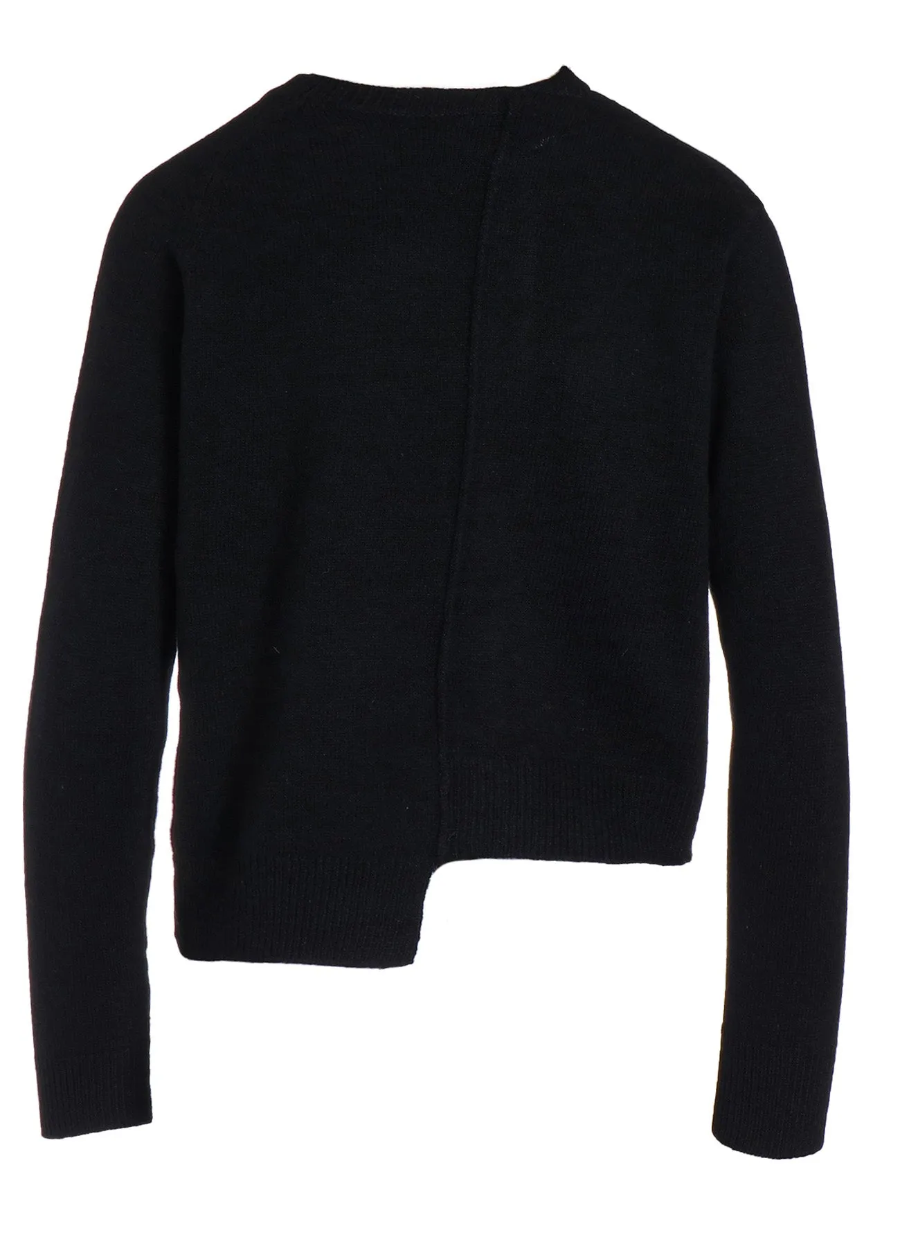 LAMB JERSEY INTERSIA ASYMMETRIC Y CARDIGAN sold by Yohji Yamamoto product image thumbnail 4