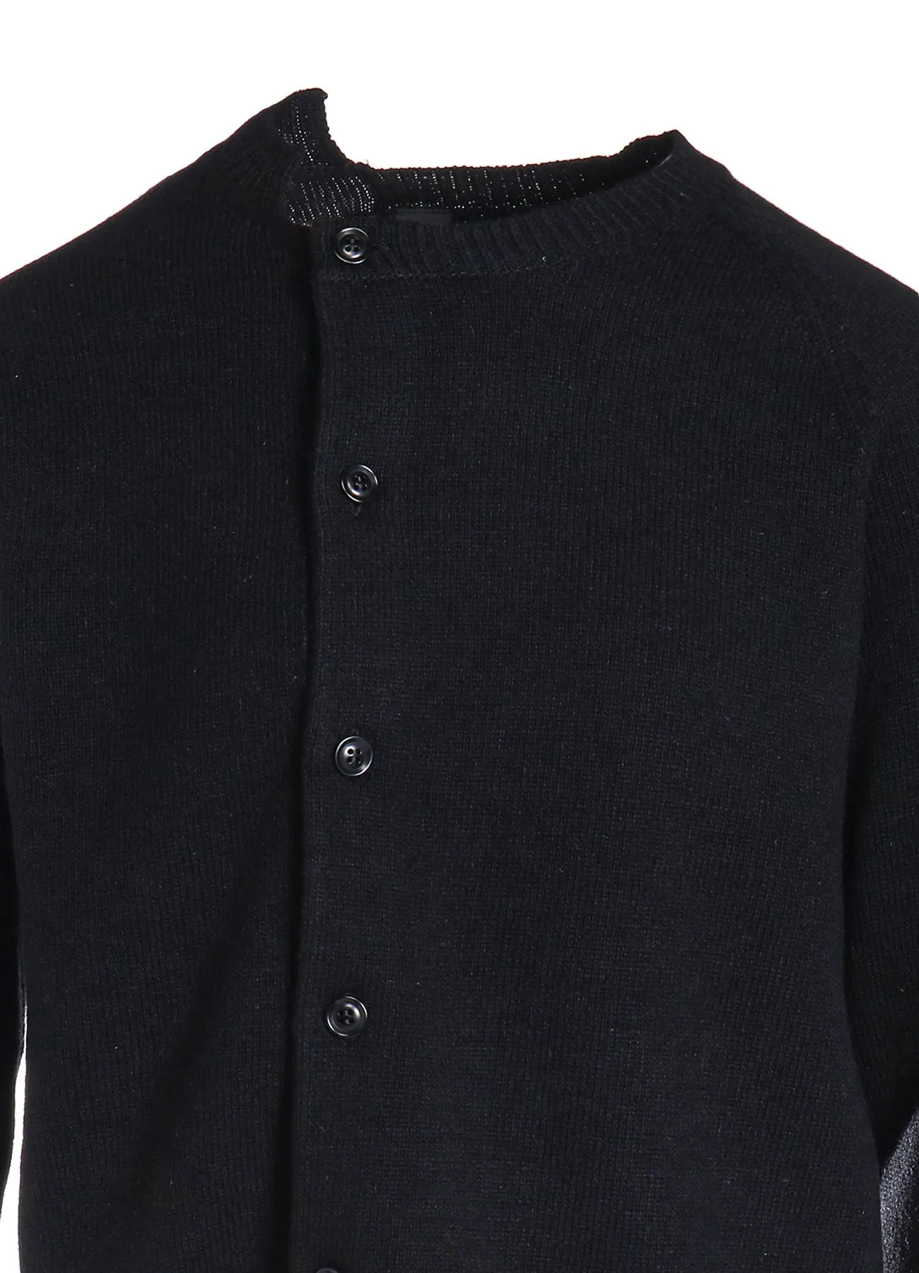 LAMB JERSEY INTERSIA ASYMMETRIC Y CARDIGAN sold by Yohji Yamamoto product image thumbnail 5