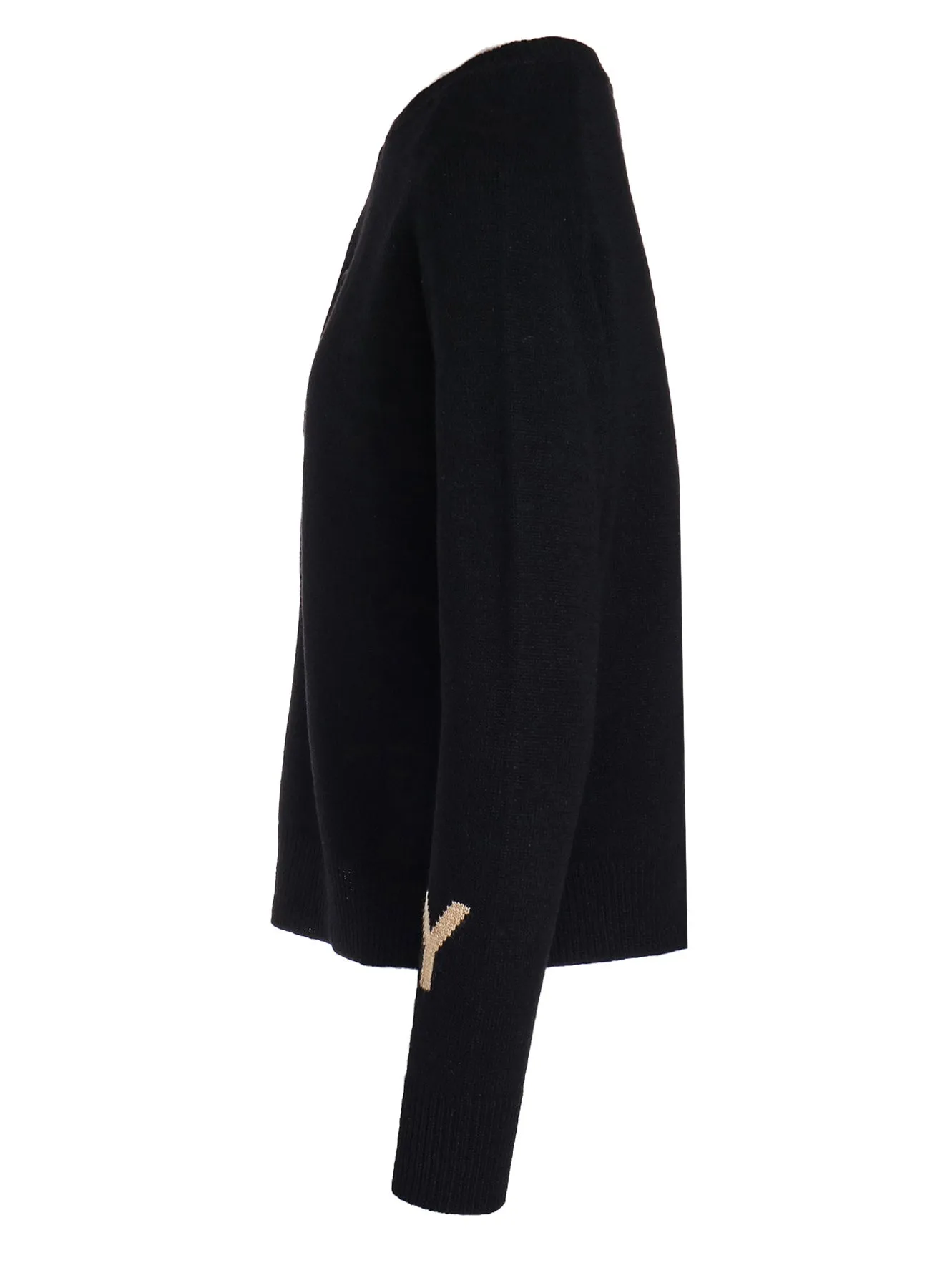 LAMB JERSEY INTERSIA ASYMMETRIC Y CARDIGAN sold by Yohji Yamamoto product image thumbnail 3