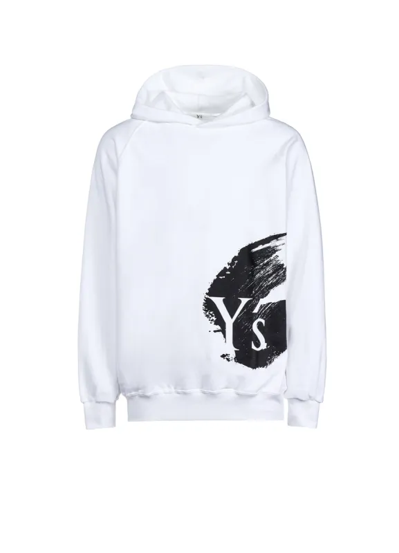 Y'S LOGO/BLUSH PRINT HOODIE sold by Yohji Yamamoto