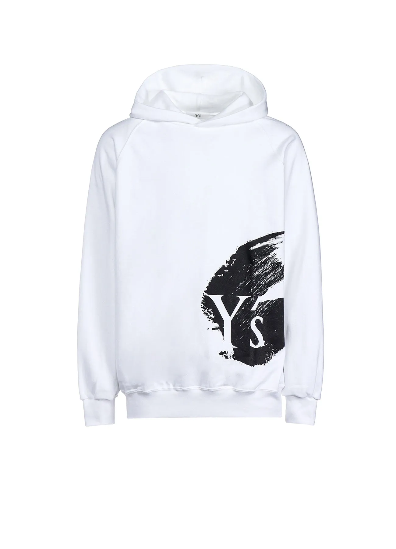Y'S LOGO/BLUSH PRINT HOODIE sold by Yohji Yamamoto