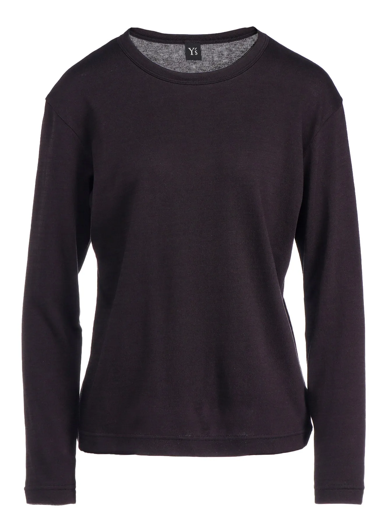 40/2 GAUZE JERSEY RELAXED ROUND LONG SLEEVE T sold by Yohji Yamamoto product image thumbnail 2