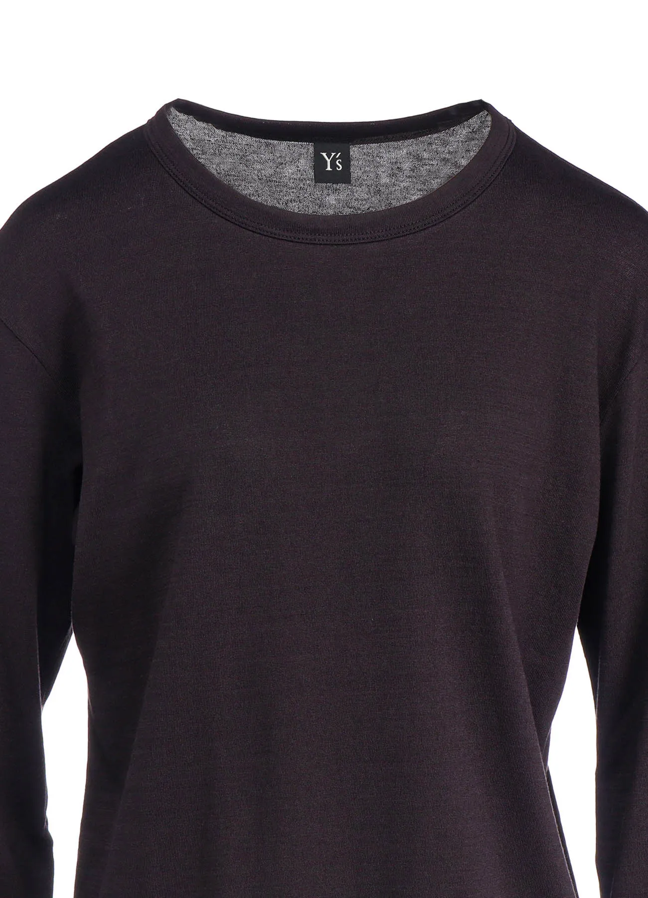 40/2 GAUZE JERSEY RELAXED ROUND LONG SLEEVE T sold by Yohji Yamamoto product image thumbnail 5