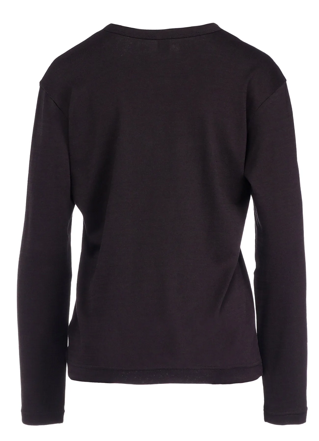 40/2 GAUZE JERSEY RELAXED ROUND LONG SLEEVE T sold by Yohji Yamamoto product image thumbnail 4
