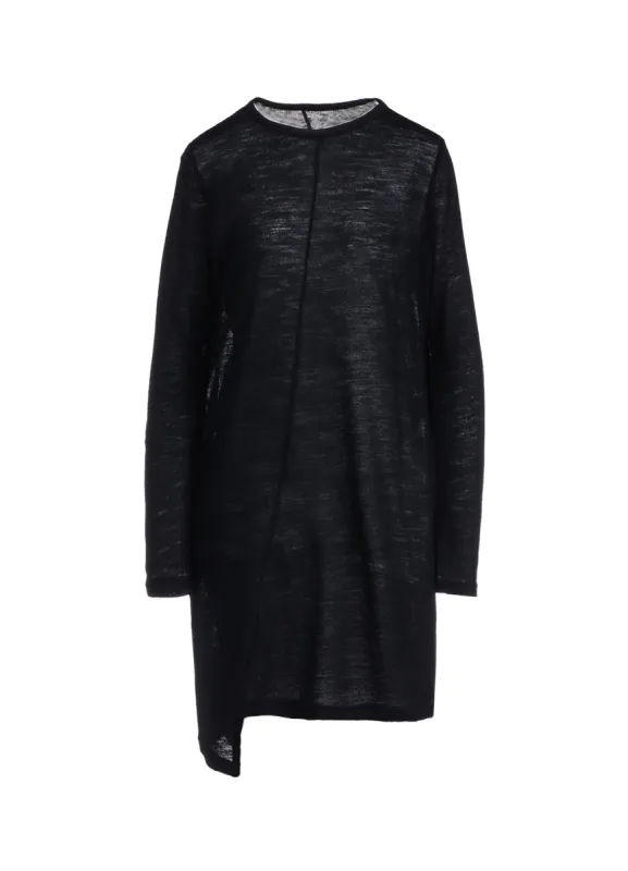 GAUZE NASHIJI ASYMMETRIC PULLOVER sold by Yohji Yamamoto