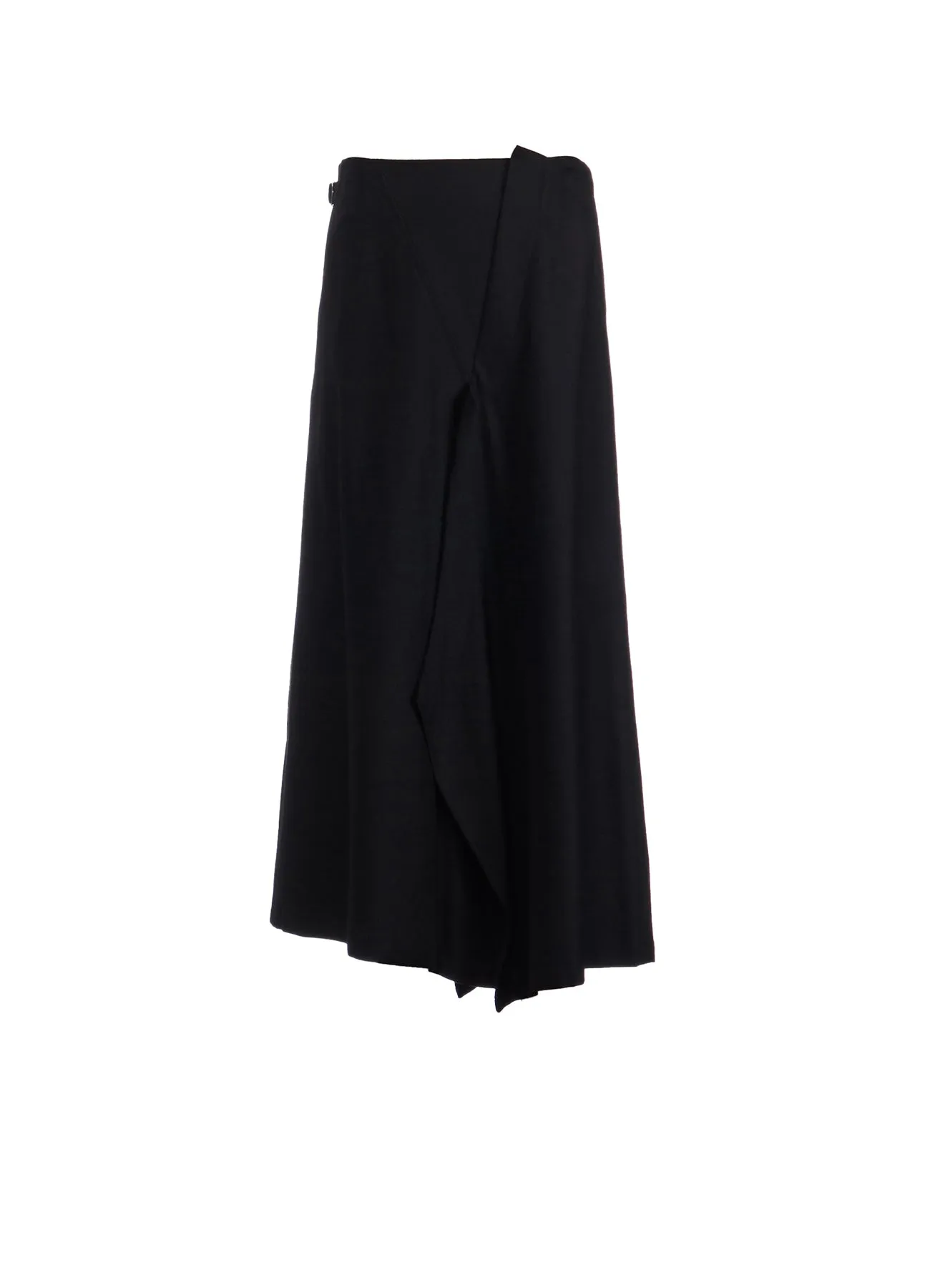 RY/W GABARDINE LEFT SIDE PATCH SKIRT PANTS sold by Yohji Yamamoto