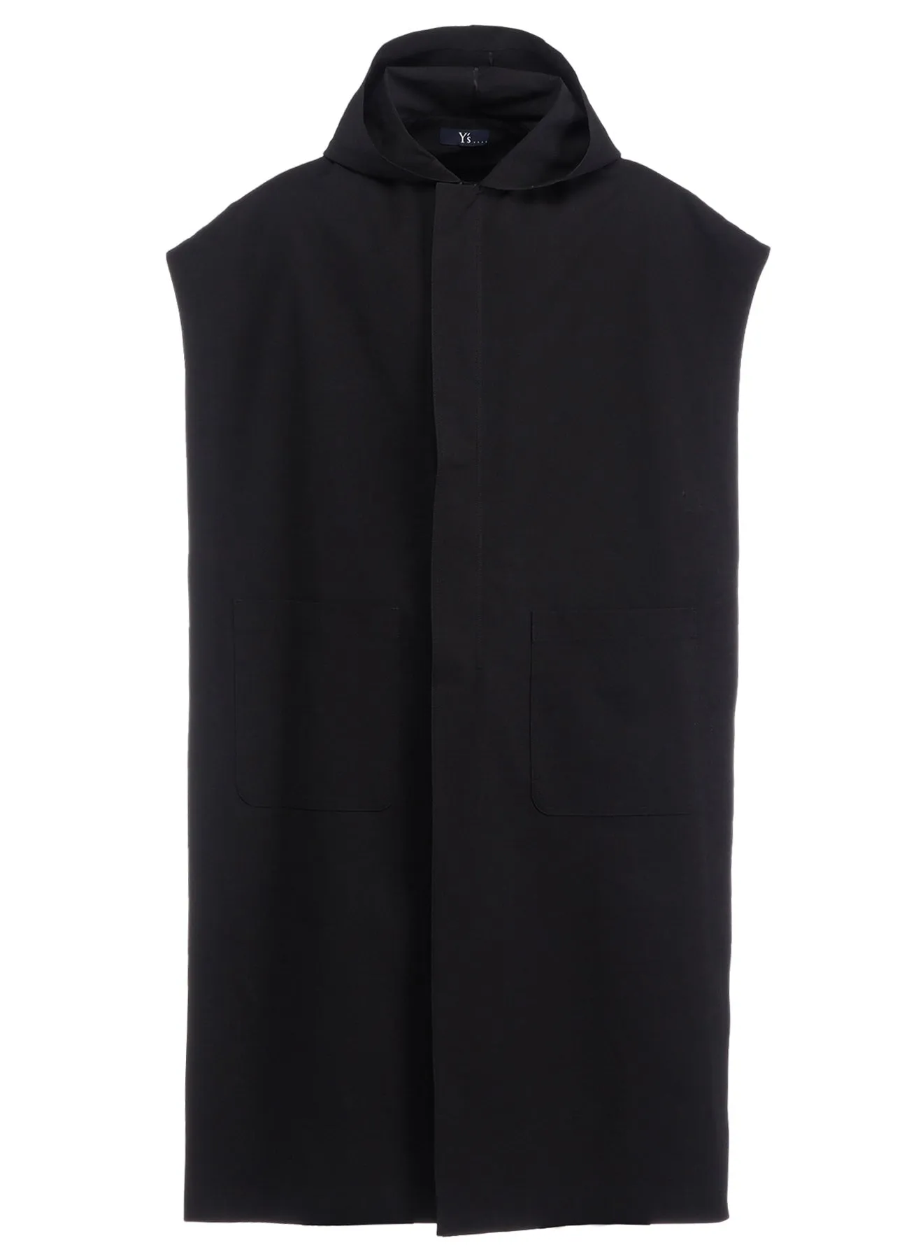 4WAY STRETCH WASHER WATER REPELLENT HOODIE PONCHO sold by Yohji Yamamoto product image thumbnail 2