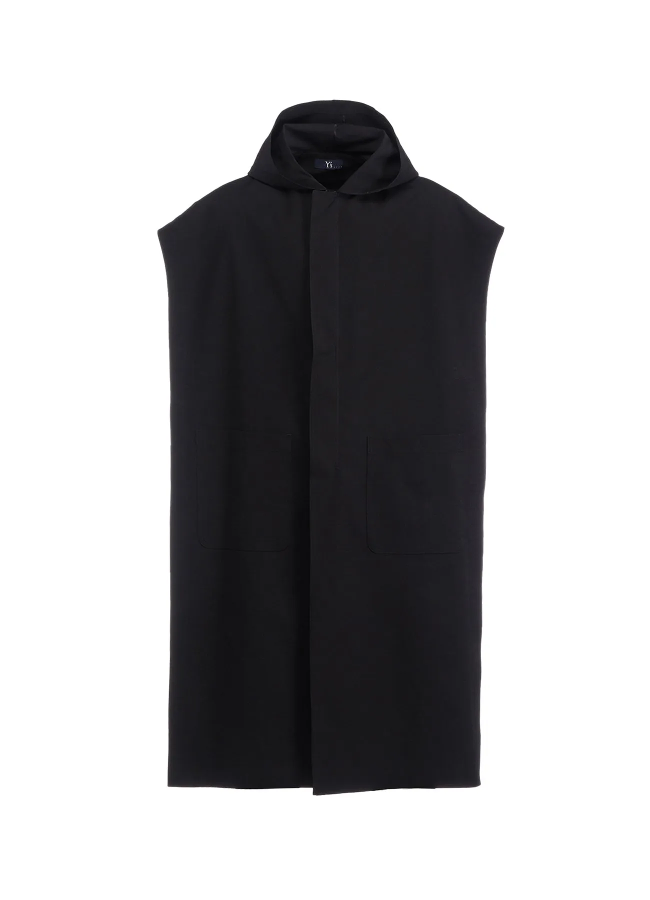 4WAY STRETCH WASHER WATER REPELLENT HOODIE PONCHO sold by Yohji Yamamoto