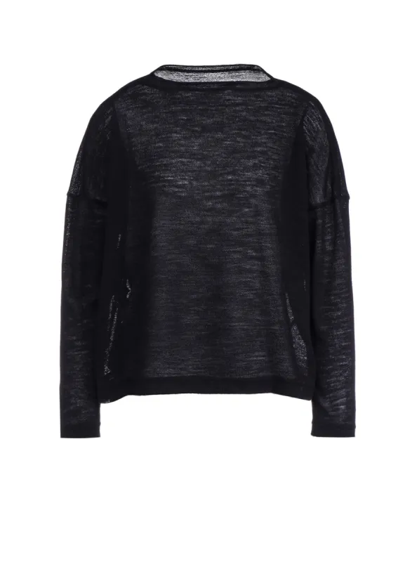 GAUZE NASHIJI WIDE PULLOVER sold by Yohji Yamamoto
