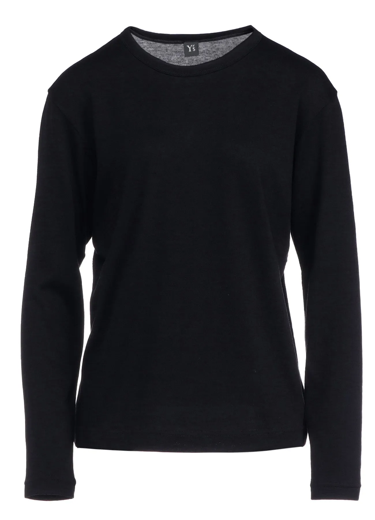 40/2 GAUZE JERSEY RELAXED ROUND LONG SLEEVE T sold by Yohji Yamamoto product image thumbnail 2