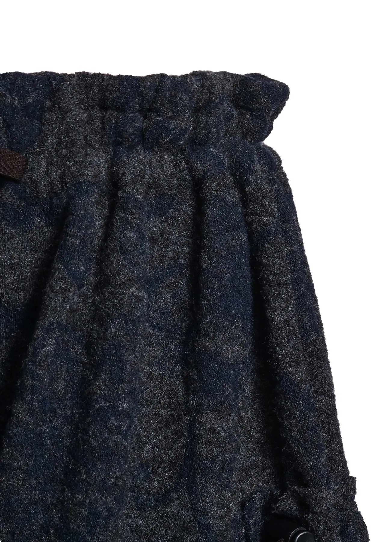 FLOWER PILE JACQUARD MILLING WAIST FITTED PANTS sold by Yohji Yamamoto product image thumbnail 4