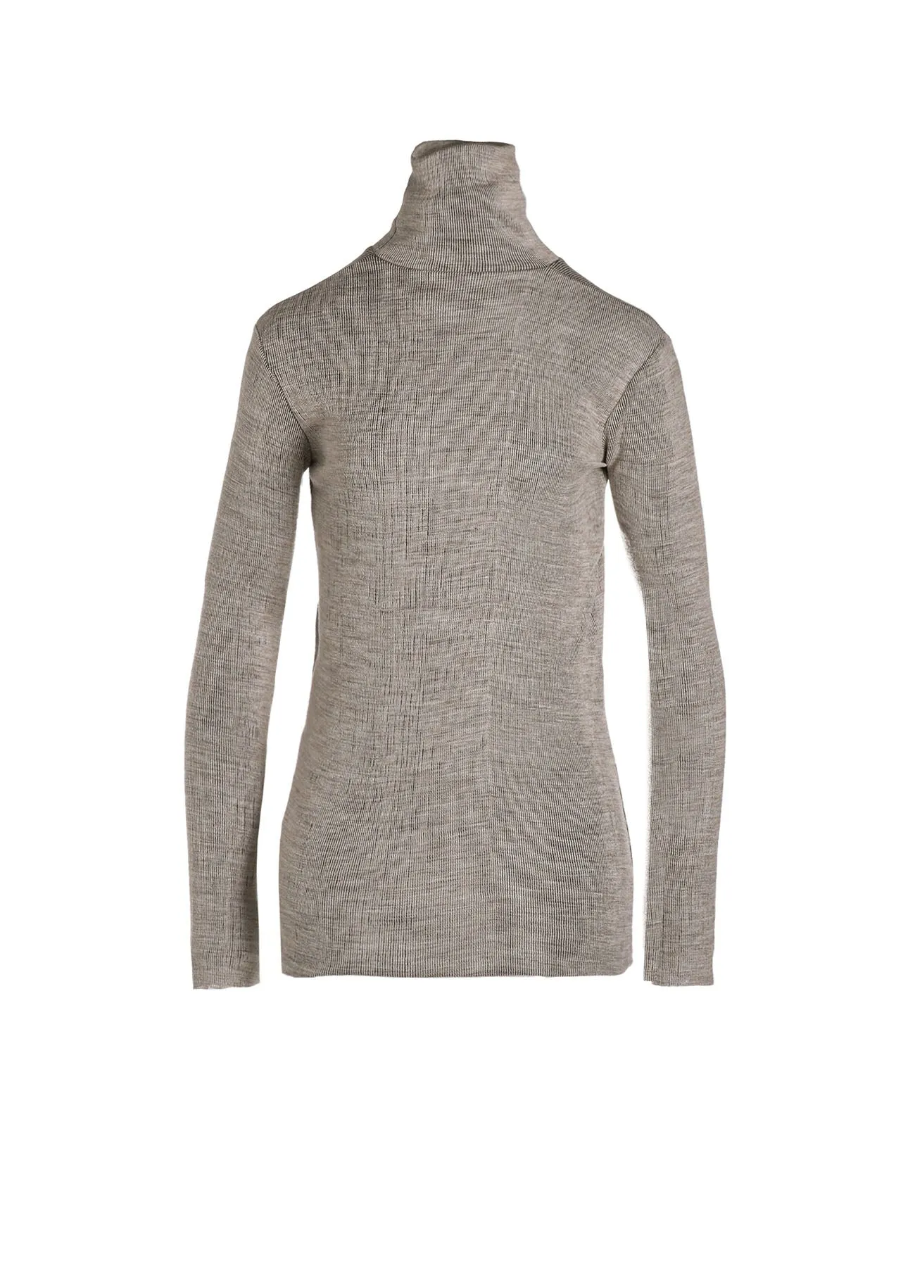 REVERSED RIB HIGHNECK LONG SLEEVE T sold by Yohji Yamamoto