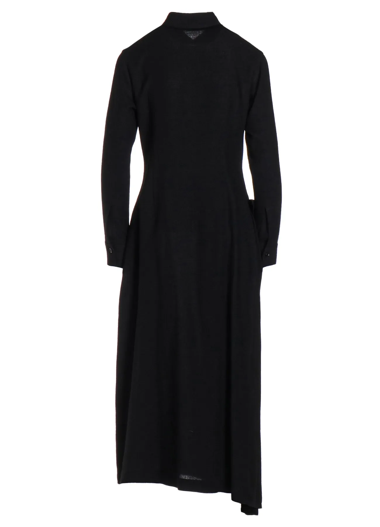 W/RY GAUZE WASHER RIGHT GATEHRED DRESS sold by Yohji Yamamoto product image thumbnail 3