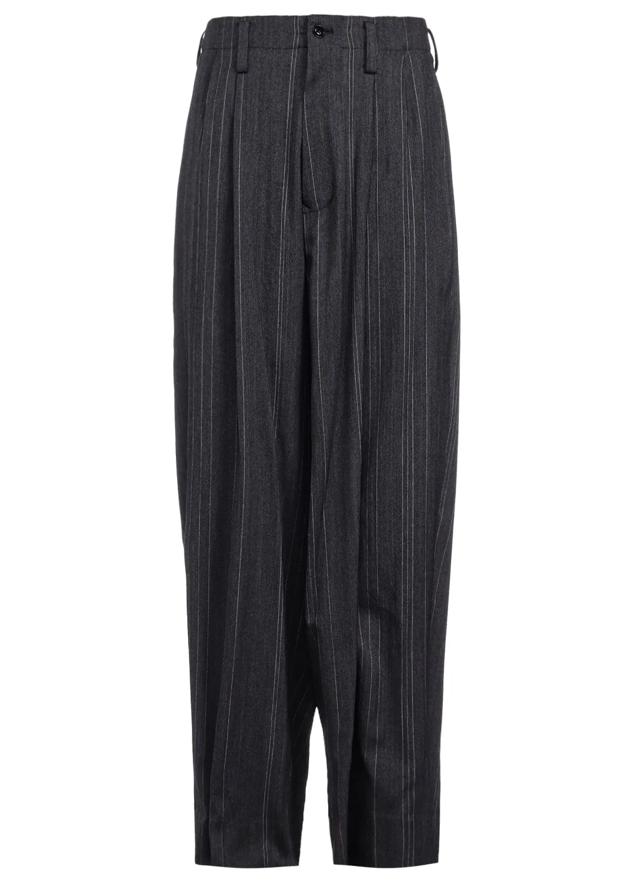 W/RY RANDOM HERRINGBONE DOUBLE TUCK WIDE PANTS sold by Yohji Yamamoto product image thumbnail 2