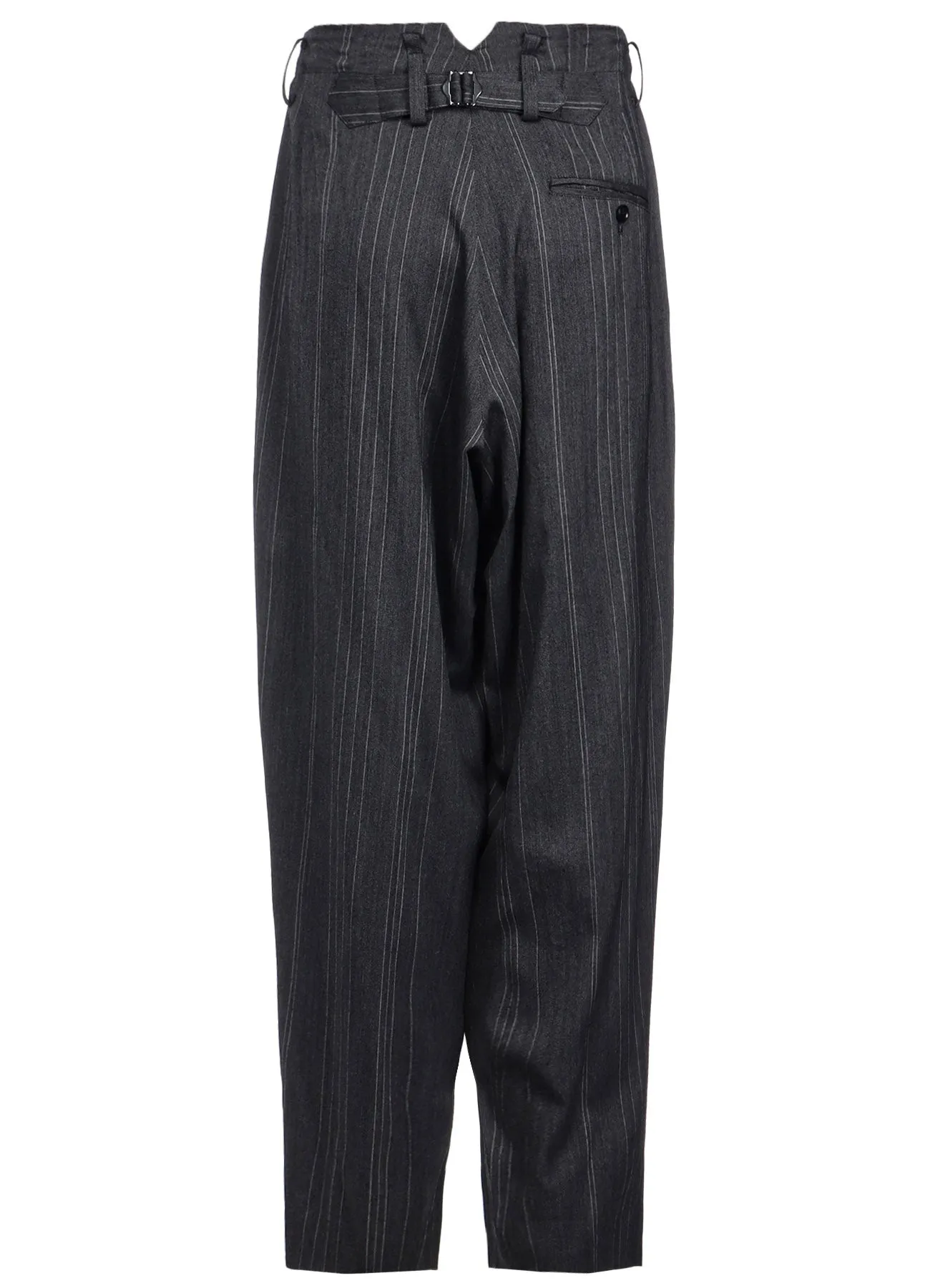 W/RY RANDOM HERRINGBONE DOUBLE TUCK WIDE PANTS sold by Yohji Yamamoto product image thumbnail 3