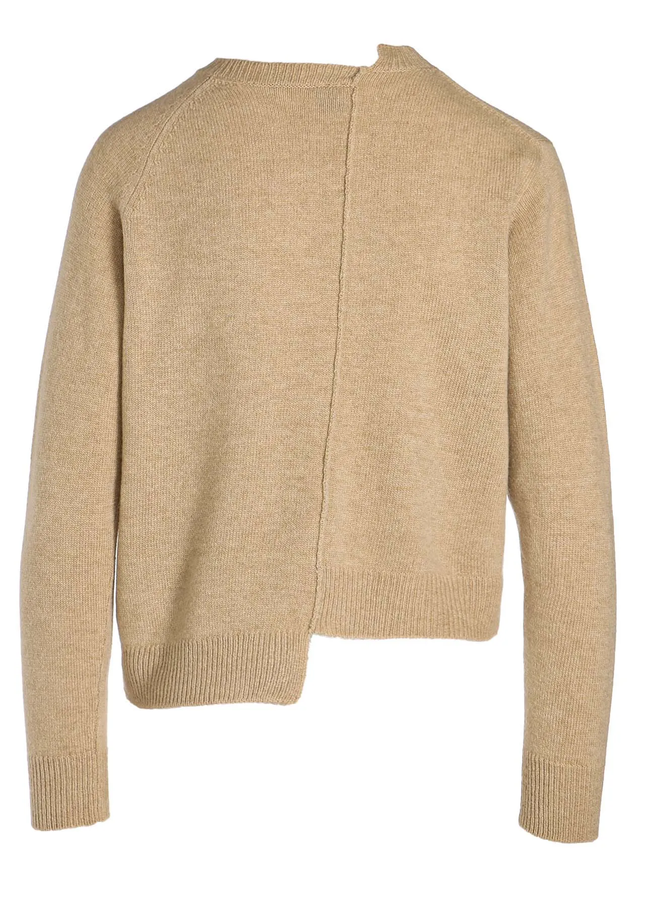 LAMB JERSEY INTERSIA ASYMMETRIC Y CARDIGAN sold by Yohji Yamamoto product image thumbnail 3