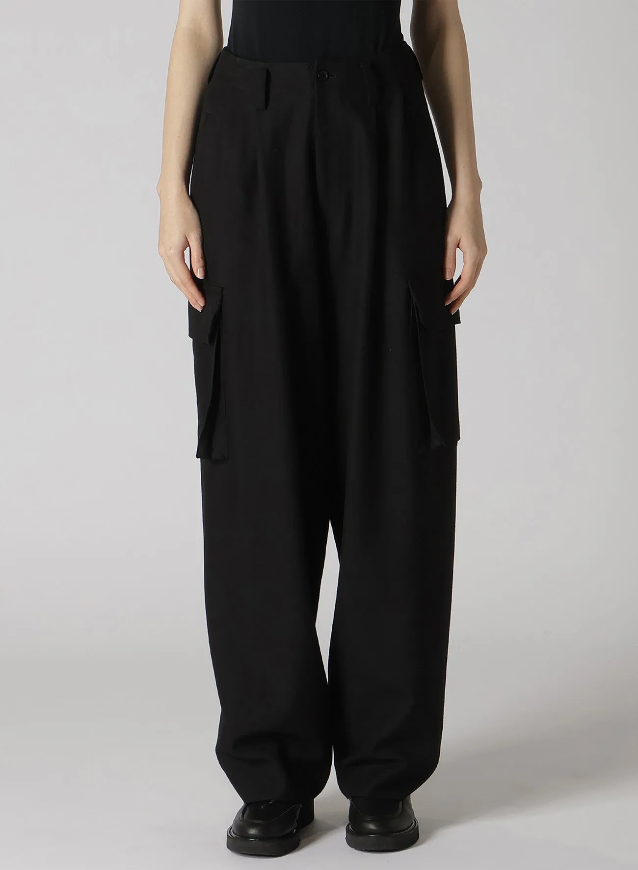 RY/W GABARDINE CARGO PANTS sold by Yohji Yamamoto product image thumbnail 4