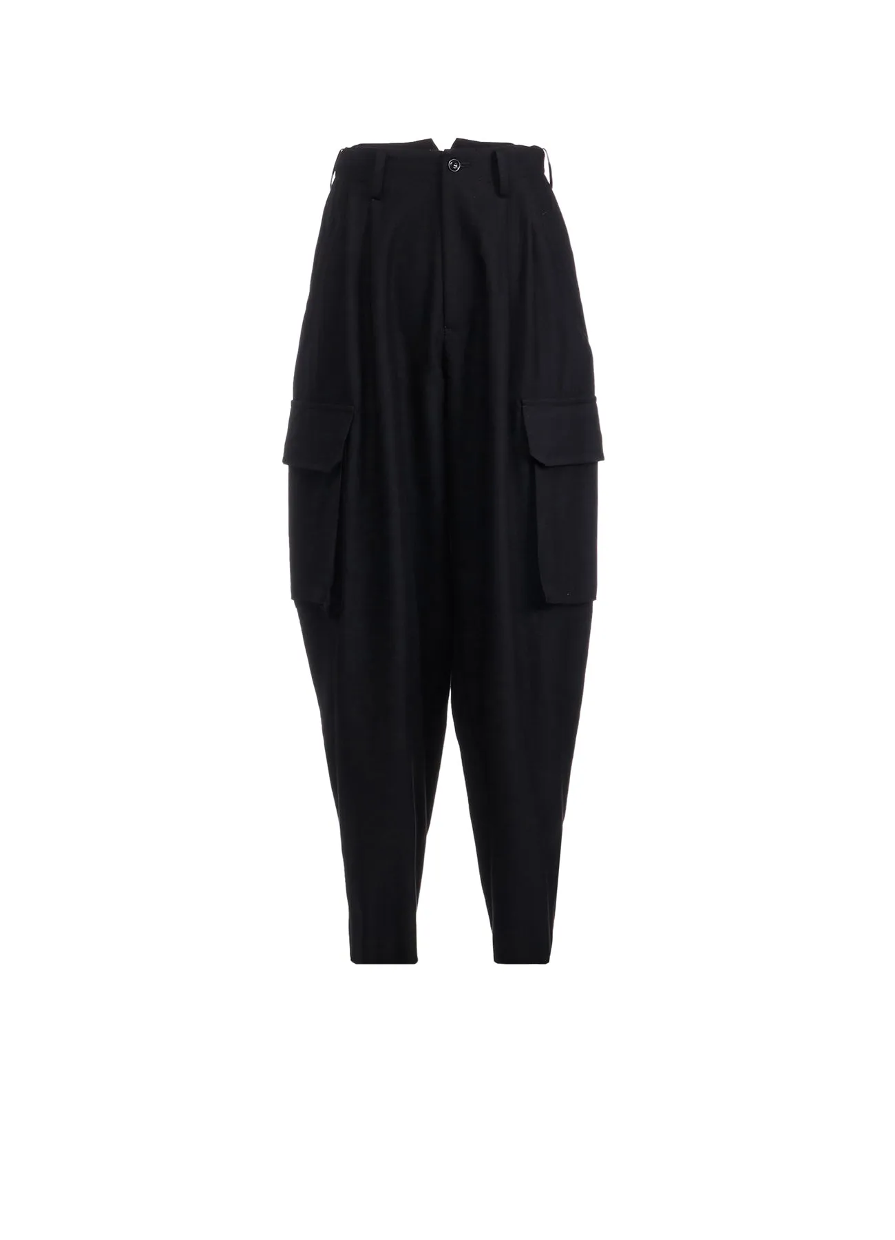 RY/W GABARDINE CARGO PANTS sold by Yohji Yamamoto