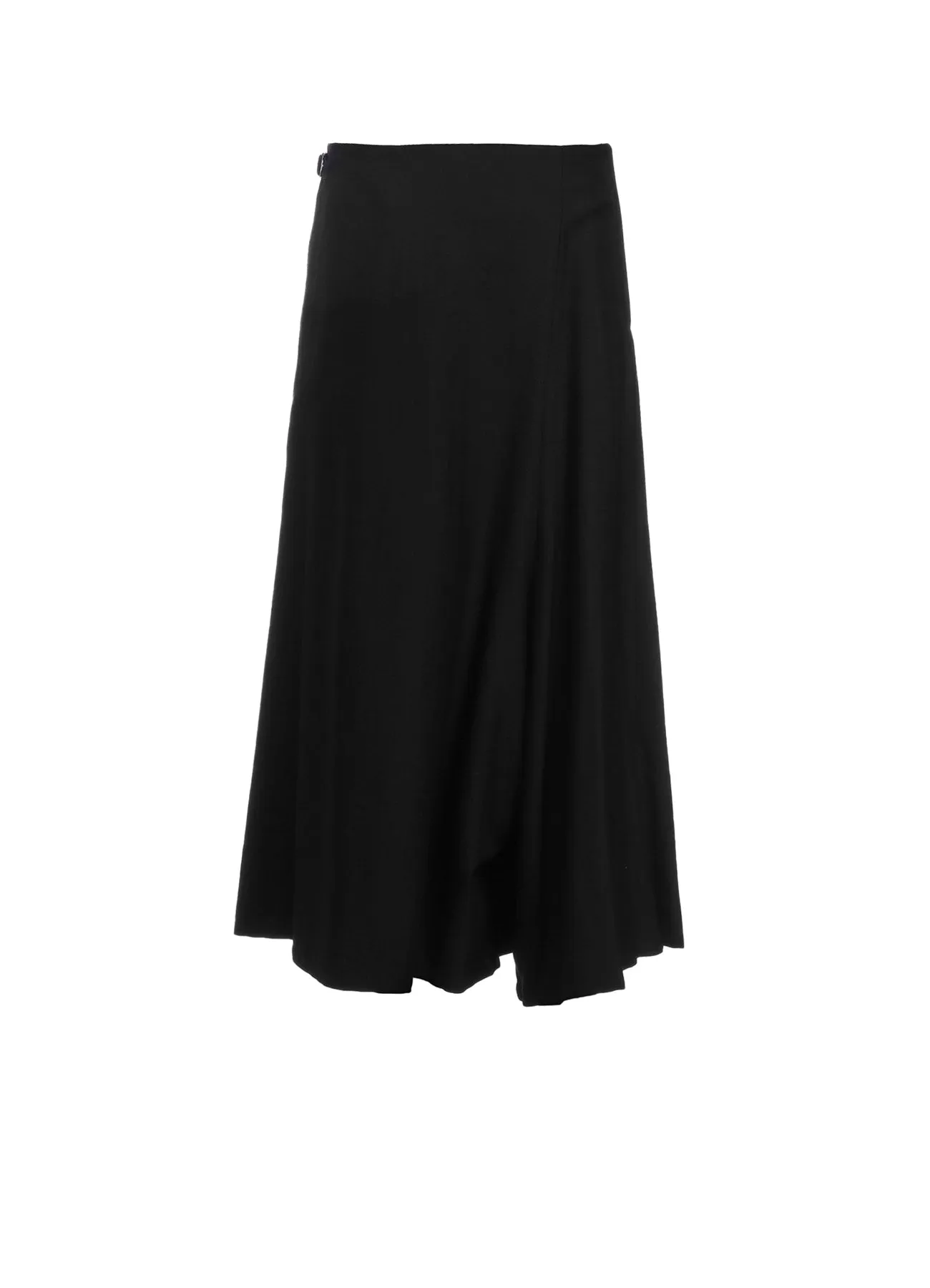 RY/W GABARDINE ASYMMETRIC FLARE PANTS sold by Yohji Yamamoto