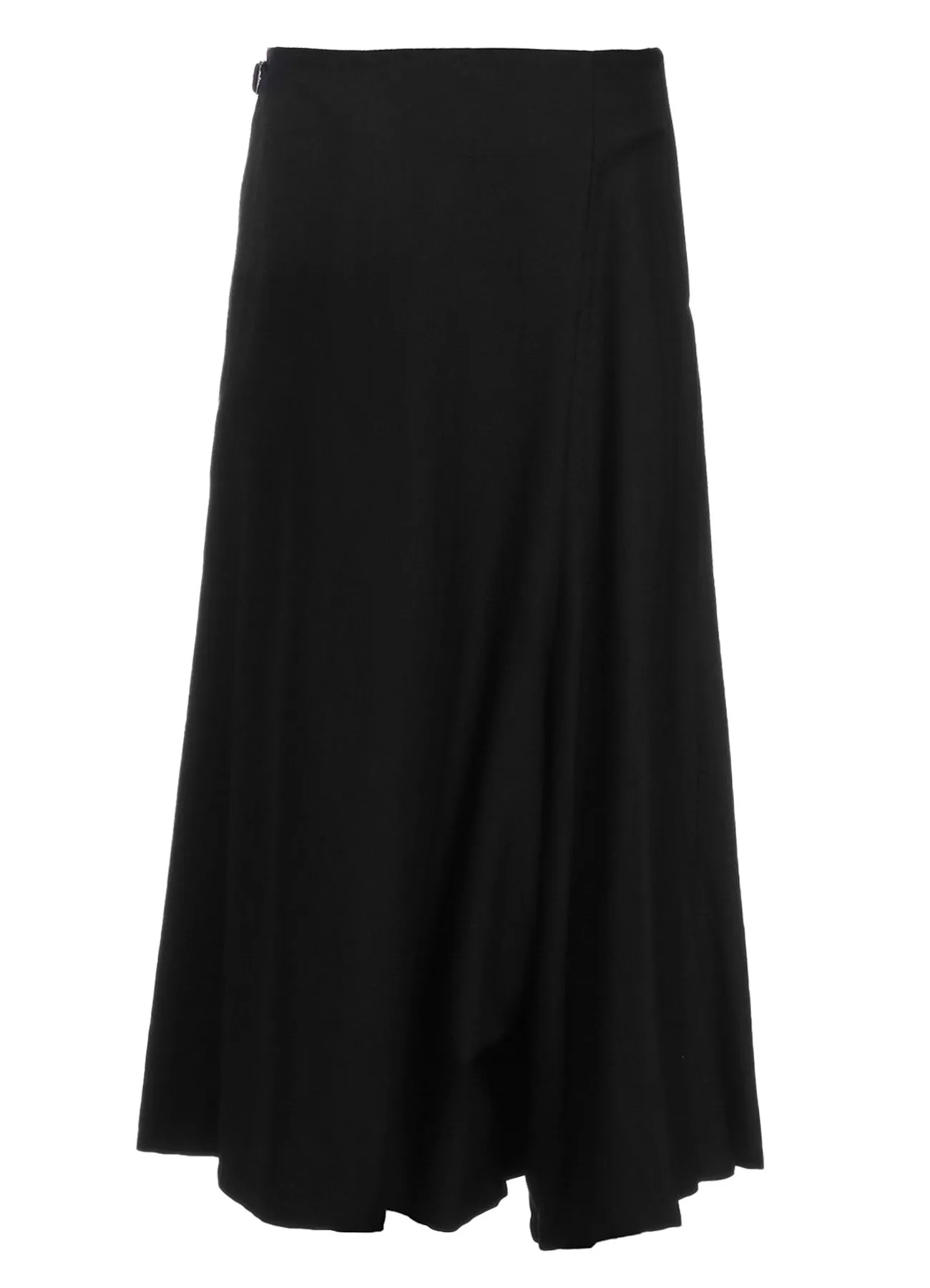 RY/W GABARDINE ASYMMETRIC FLARE PANTS sold by Yohji Yamamoto product image thumbnail 2