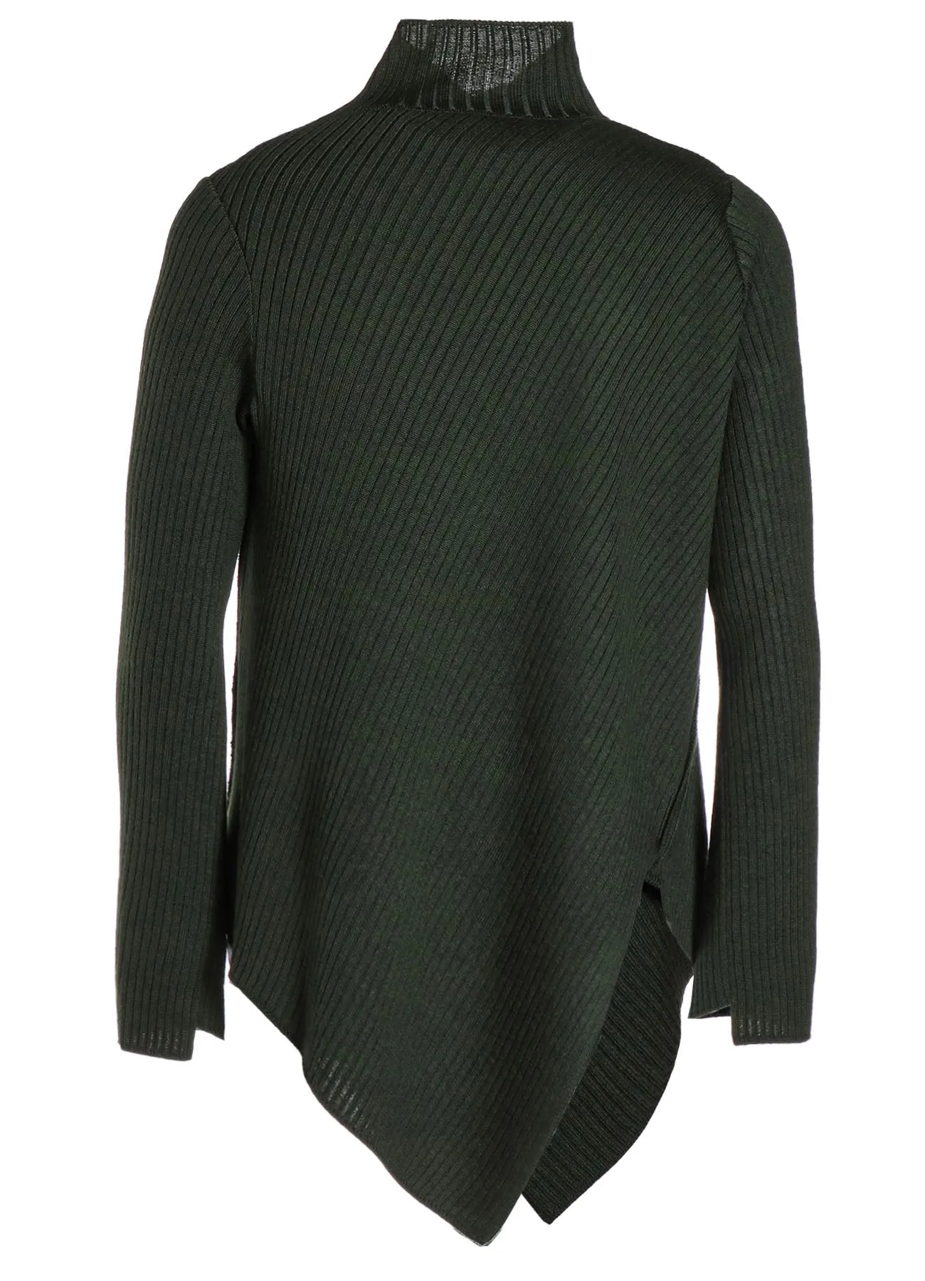 WOOL ASYMMETRIC RIB KNIT sold by Yohji Yamamoto product image thumbnail 3