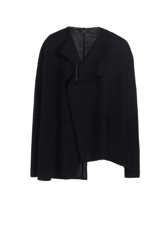 WOOL JERSEY UNEVEN GOWN made by Yohji Yamamoto