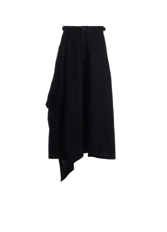 WOOL FLANNEL FLARE SKIRT made by Yohji Yamamoto