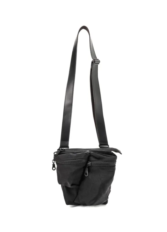 VINTAGE NYLON TWILL DEFORMED MINI POCHETTE sold by Yohji Yamamoto