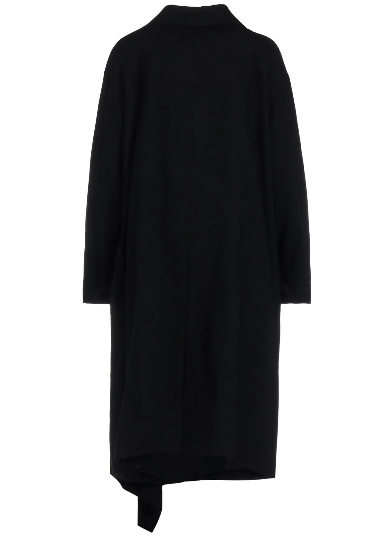 WOOL FLANNEL LEFT FLAP PANEL COAT sold by Yohji Yamamoto product image thumbnail 3