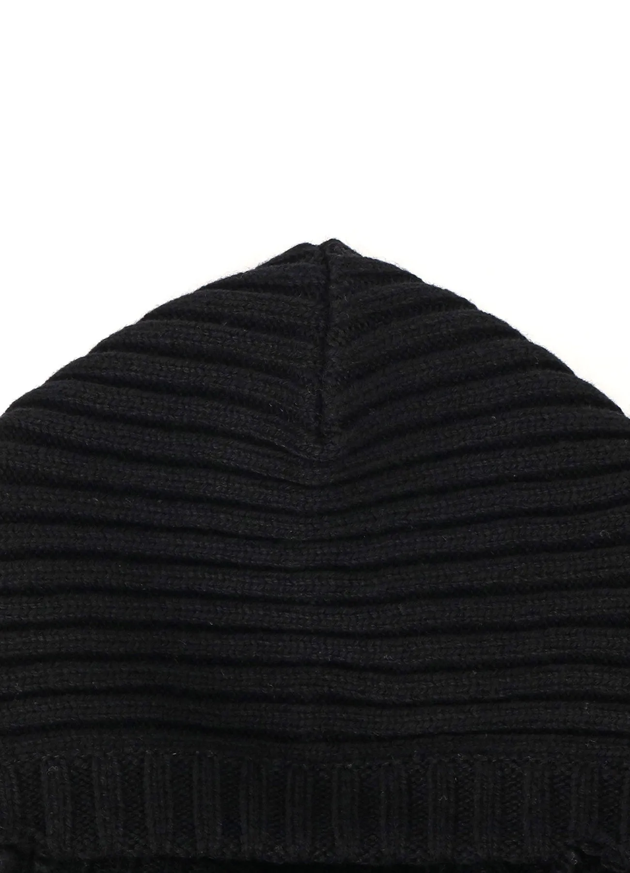 LAMB WOOL DAMAGED NECK WARMER W/ HOODIE sold by Yohji Yamamoto product image thumbnail 4