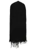 LAMB WOOL DAMAGED NECK WARMER W/ HOODIE sold by Yohji Yamamoto