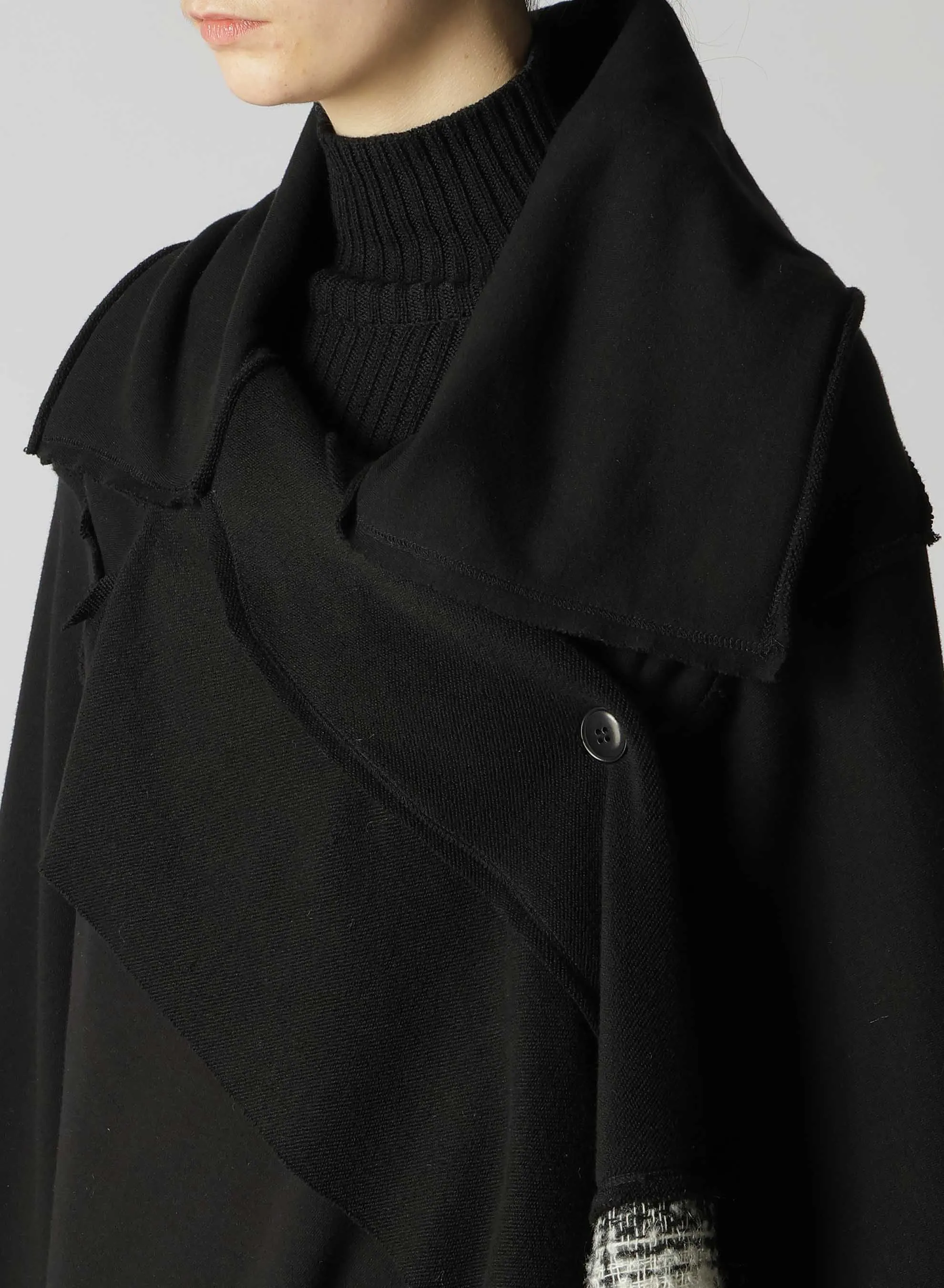 COTTON×WOOL MOHAIR PLAID CARDIGAN sold by Yohji Yamamoto product image thumbnail 5