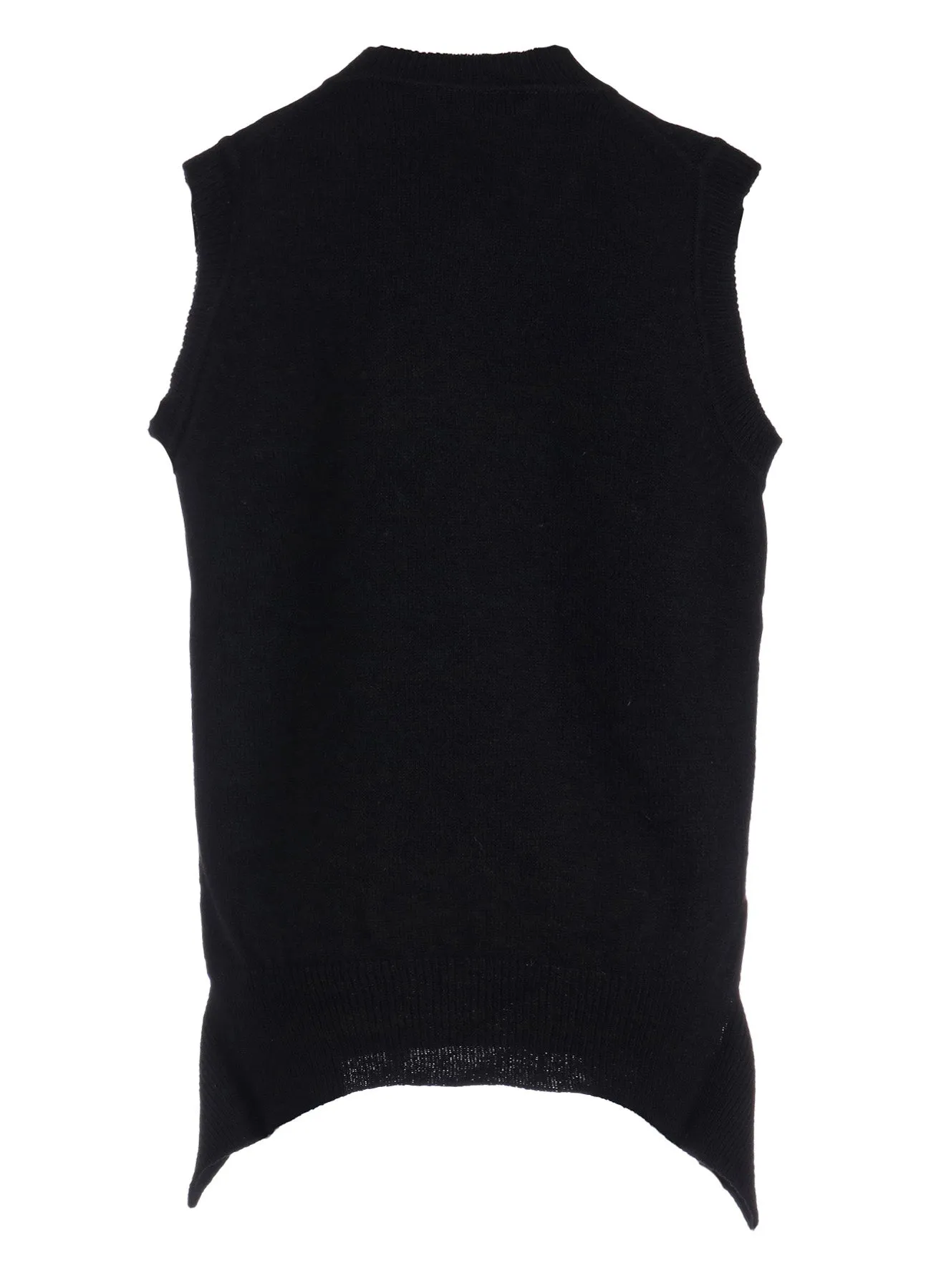 JERSEY X ARGYLE VEST sold by Yohji Yamamoto product image thumbnail 4