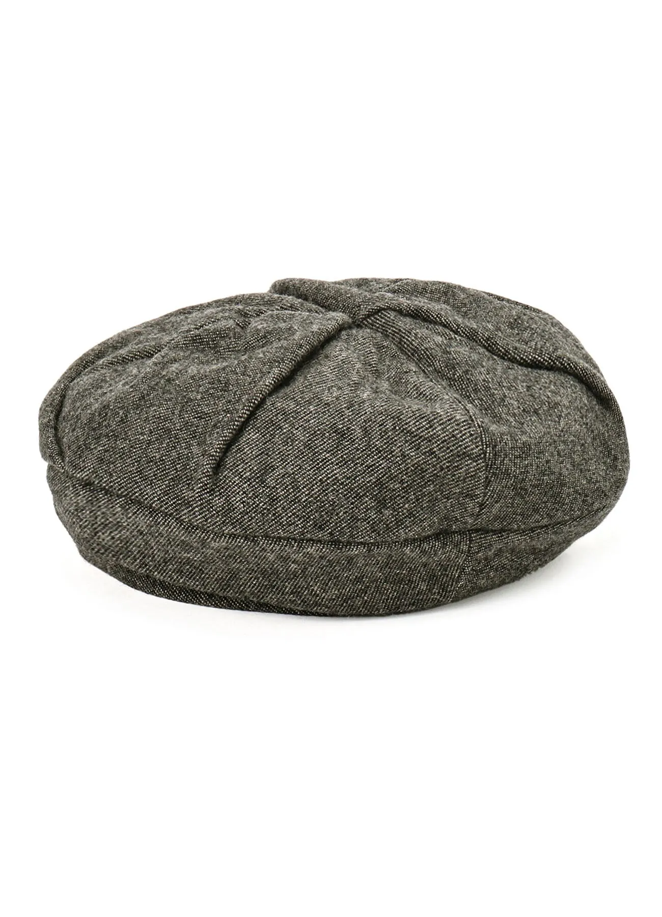 WOOL FLANNEL GATHERED BERET sold by Yohji Yamamoto product image thumbnail 2