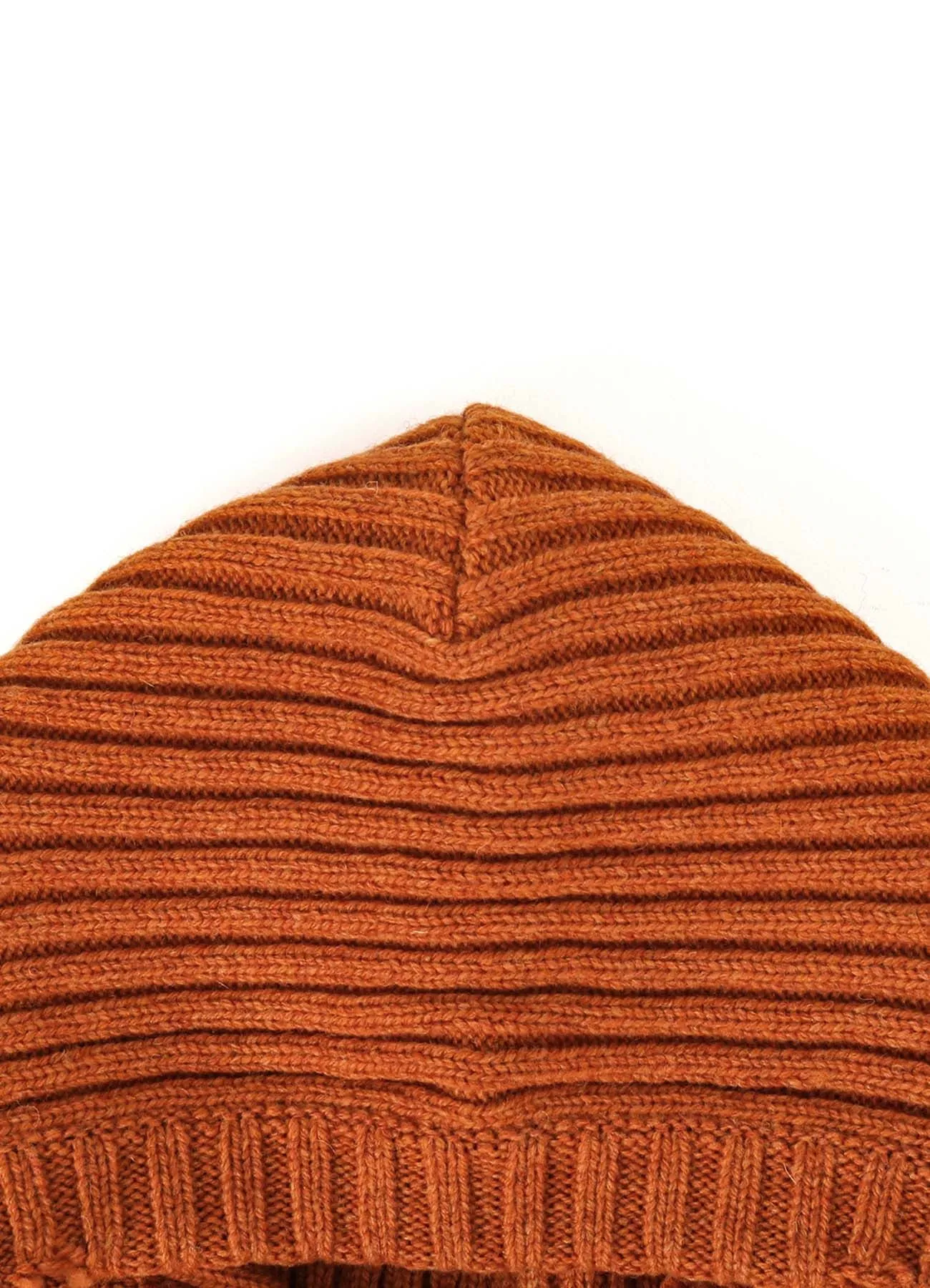 LAMB WOOL DAMAGED NECK WARMER W/ HOODIE sold by Yohji Yamamoto product image thumbnail 4