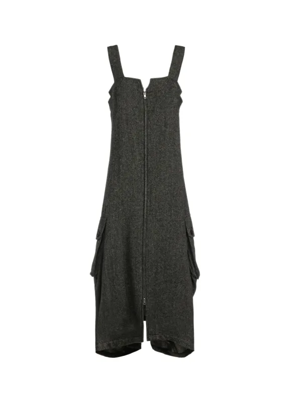 WOOL FLANNEL WORK DRESS sold by Yohji Yamamoto