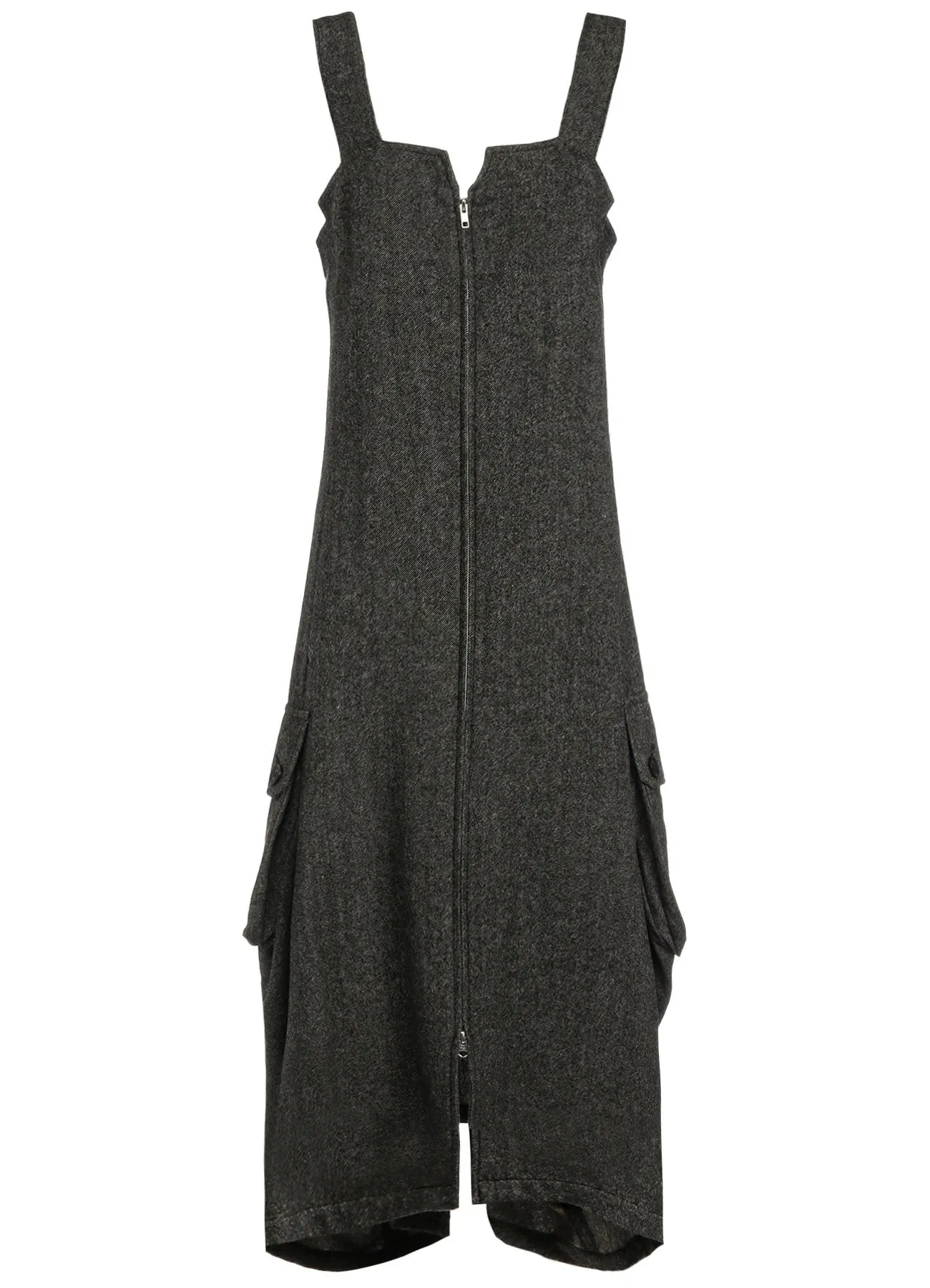 WOOL FLANNEL WORK DRESS sold by Yohji Yamamoto product image thumbnail 2