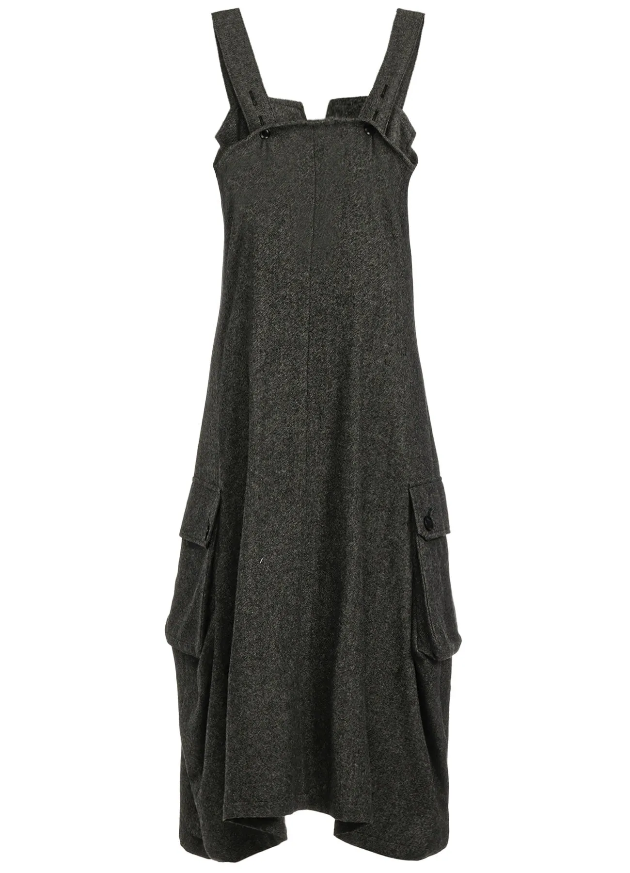 WOOL FLANNEL WORK DRESS sold by Yohji Yamamoto product image thumbnail 4