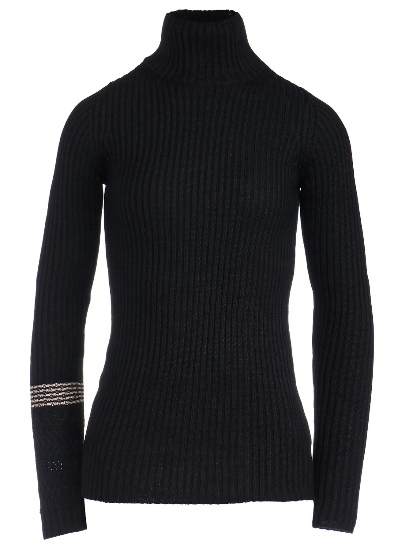 WOOL RIB HIGH NECK PULLOVER sold by Yohji Yamamoto product image thumbnail 2