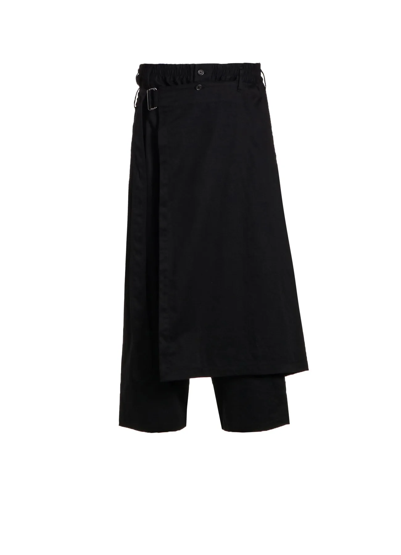 COTTON TWILL WRAP PANTS sold by Yohji Yamamoto