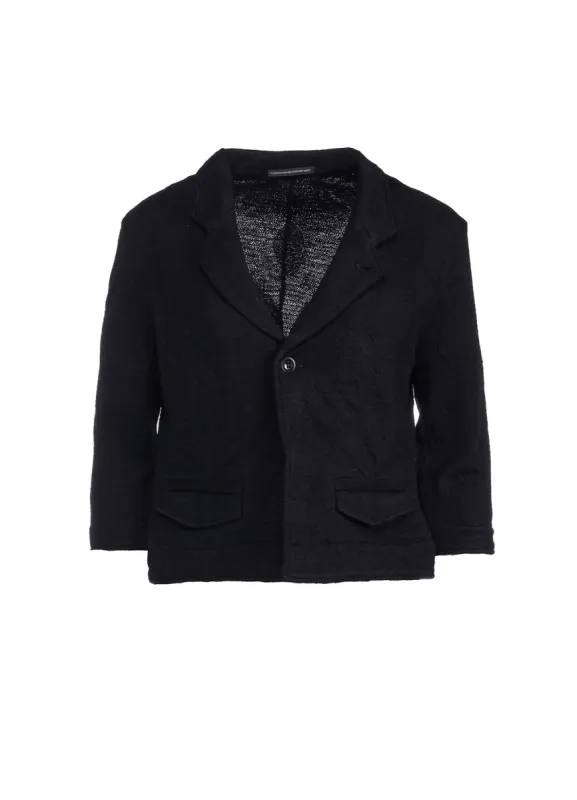 DOTS JACQUARD TAILORED SHORT JACKET sold by Yohji Yamamoto