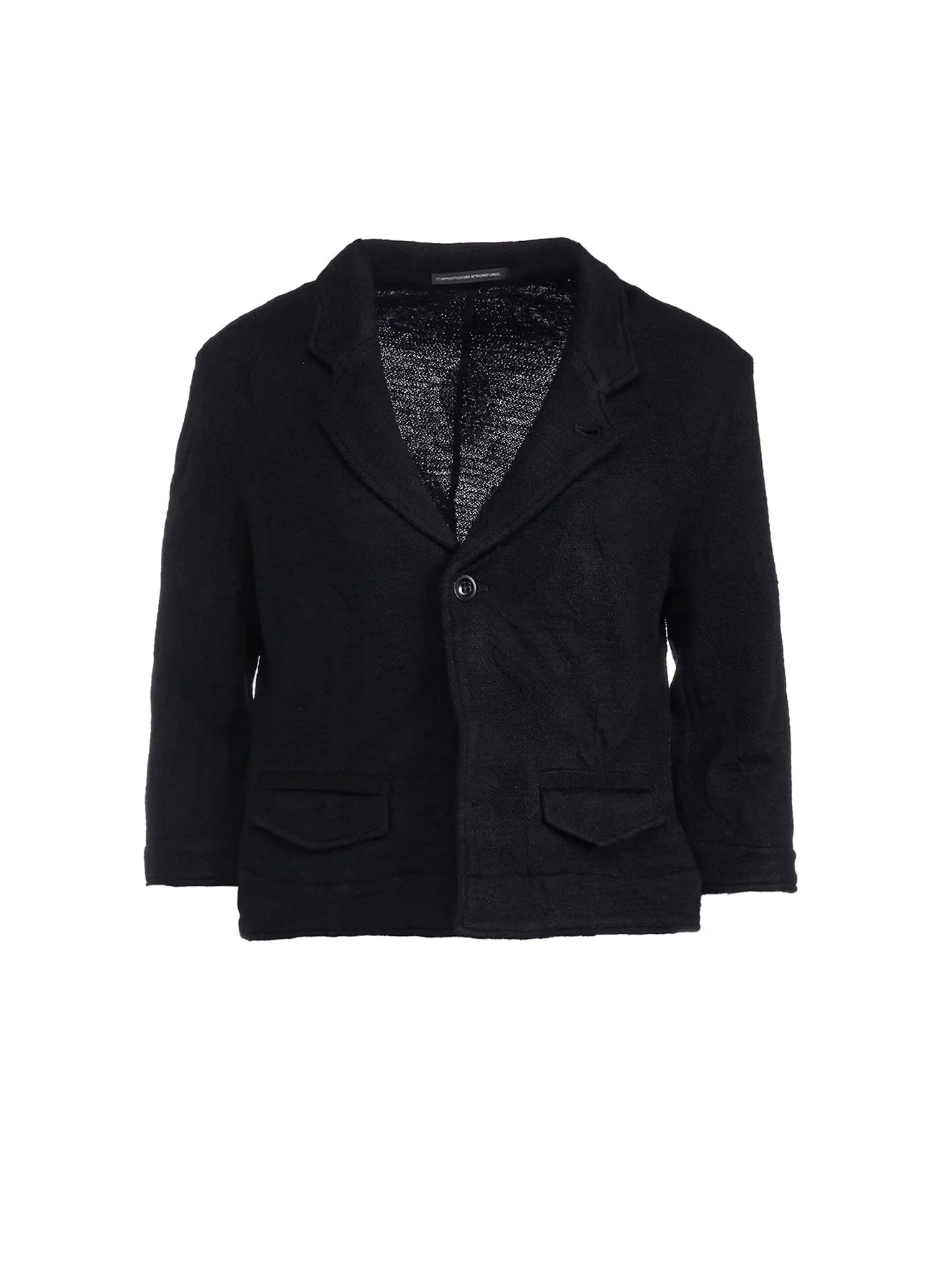 DOTS JACQUARD TAILORED SHORT JACKET sold by Yohji Yamamoto