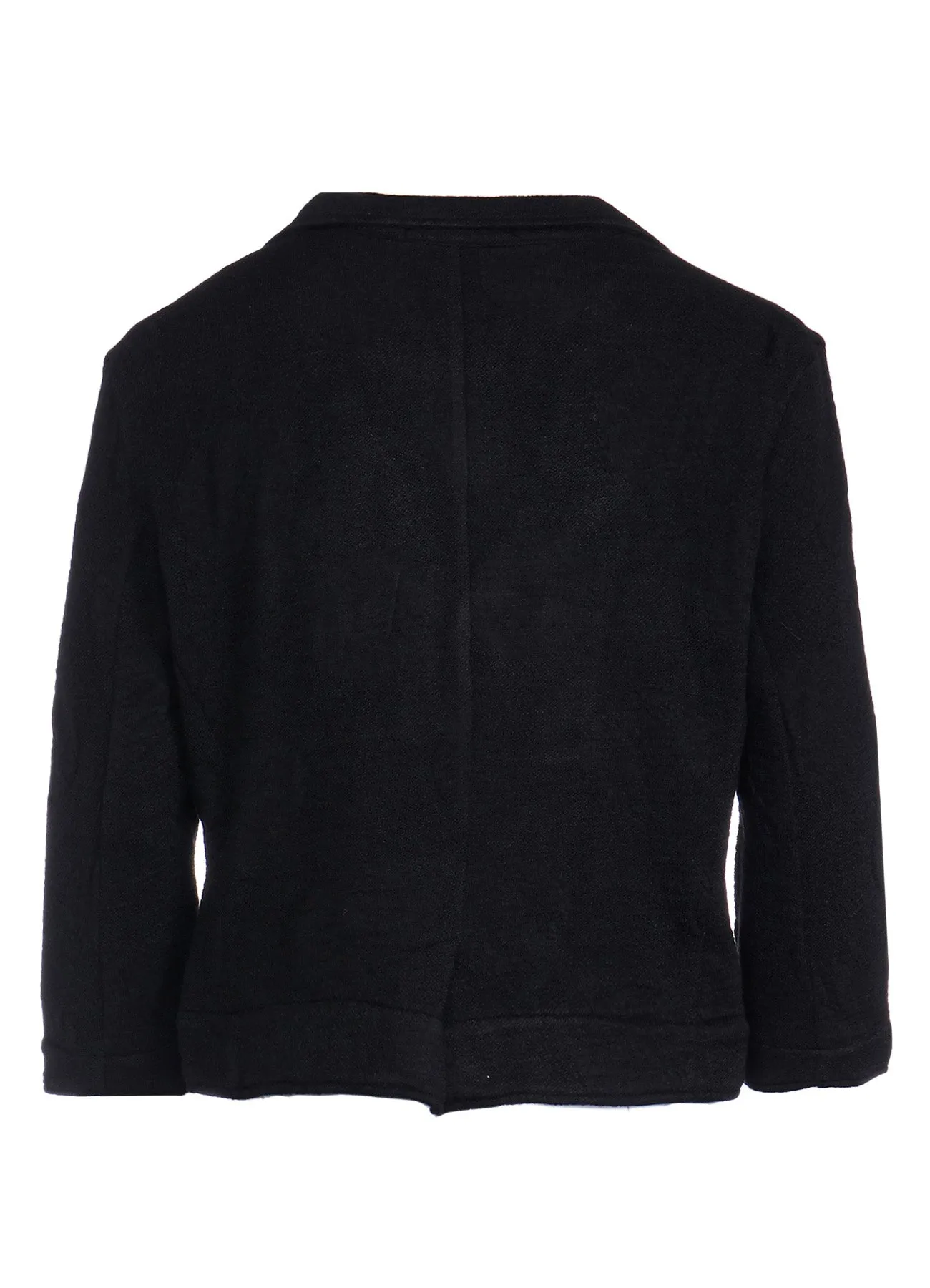 DOTS JACQUARD TAILORED SHORT JACKET sold by Yohji Yamamoto product image thumbnail 4