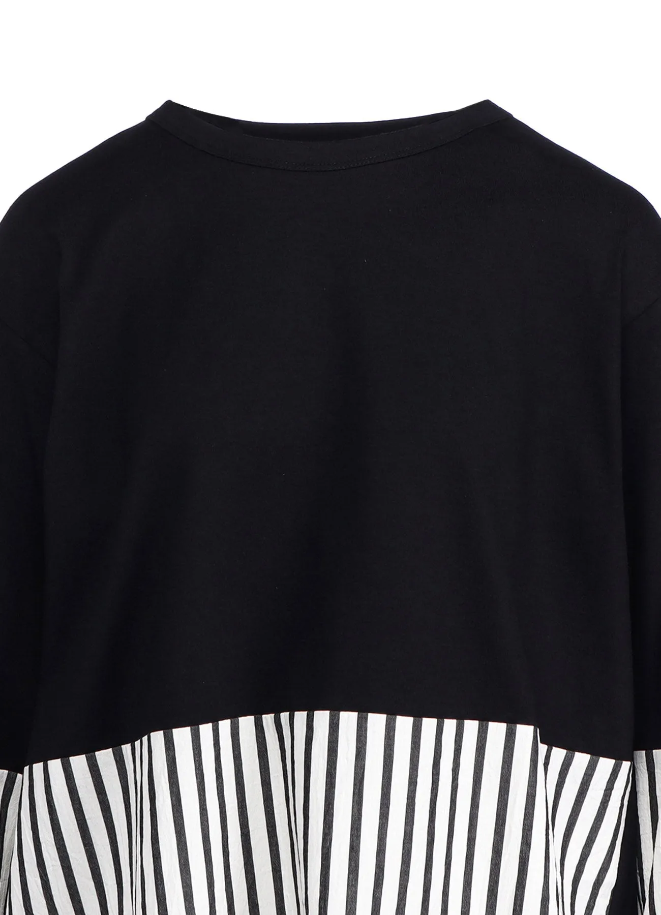 COTTON STRIPE SWITCHING SHIRT (M) sold by Yohji Yamamoto product image thumbnail 5