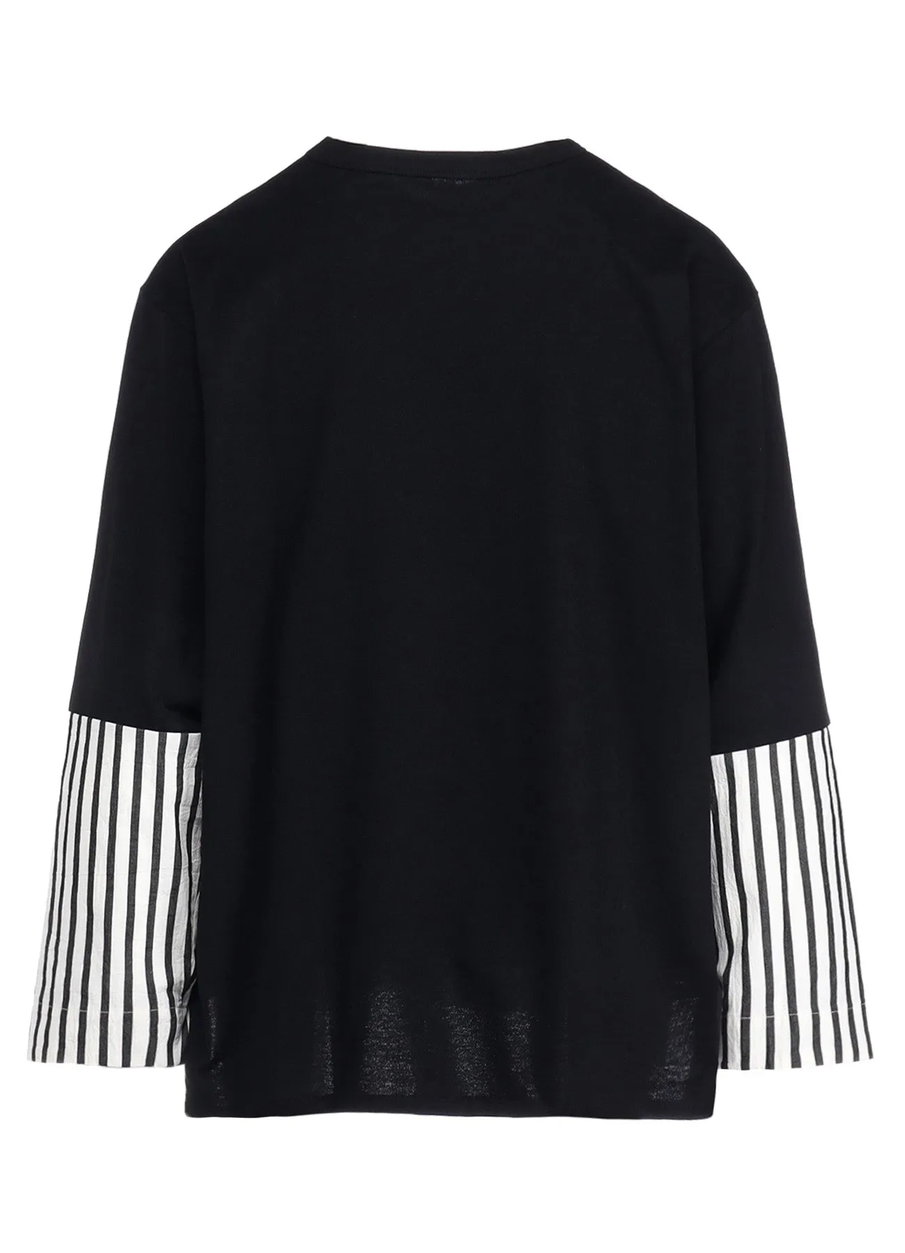 COTTON STRIPE SWITCHING SHIRT (M) sold by Yohji Yamamoto product image thumbnail 4