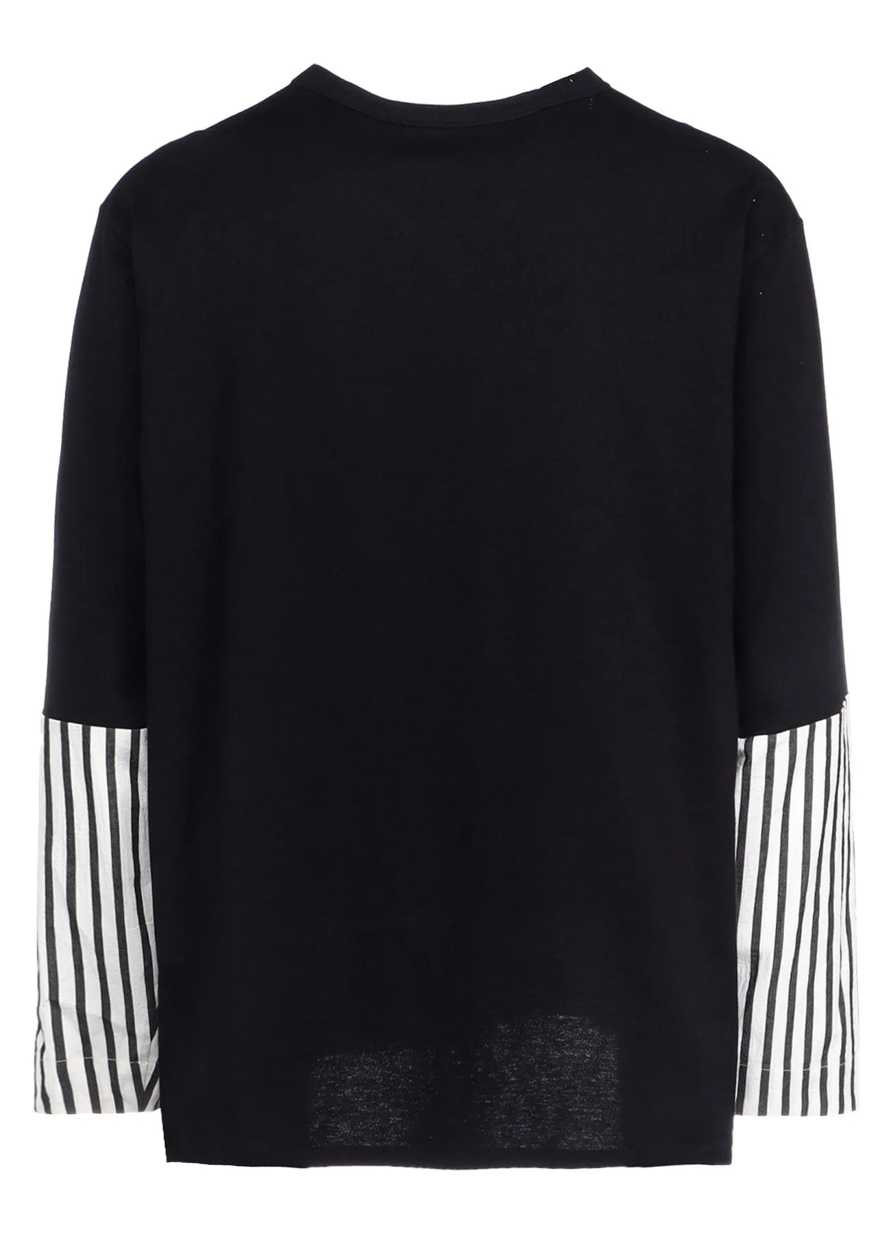 COTTON STRIPE SWITCHING SHIRT (L) sold by Yohji Yamamoto product image thumbnail 4