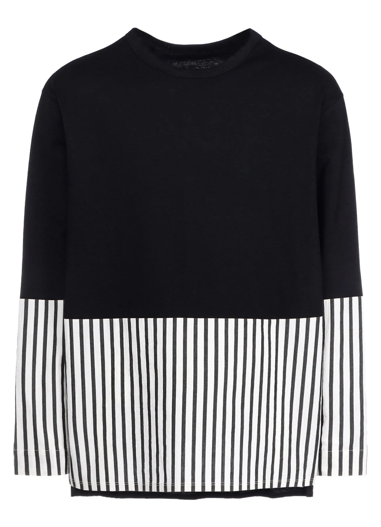 COTTON STRIPE SWITCHING SHIRT (L) sold by Yohji Yamamoto product image thumbnail 2